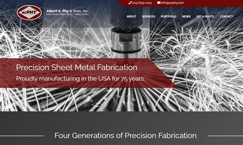 metal fabrication shop willow grove pa|Albert C. Phy & Sons Inc. – Precision sheet metal fabrication.